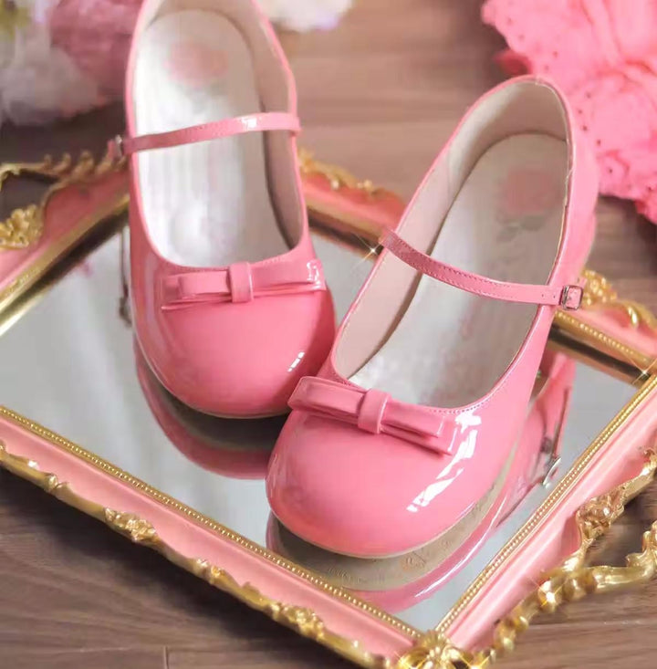 Kawaii Fashion Lolita Round-Toe Flat Shoes 13Colors 22822:329982 22822:329982