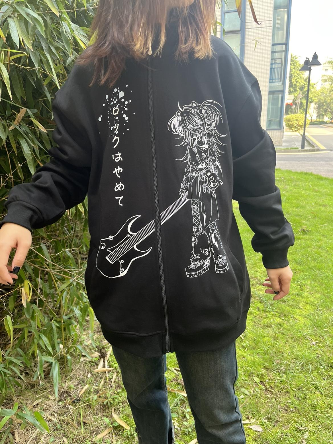 Jirai Kei Jacket Cotton Subculture Zip-up Hoodie – Honey Wardrobe