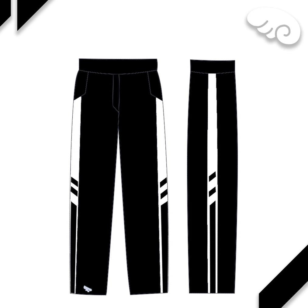 ☆Wai Kei☆ Logo embroidered sweatpants black YKBE01PT06-3 Tenshi Kaiwai Hoodie Jacket Blue Black Sports Coat Pants