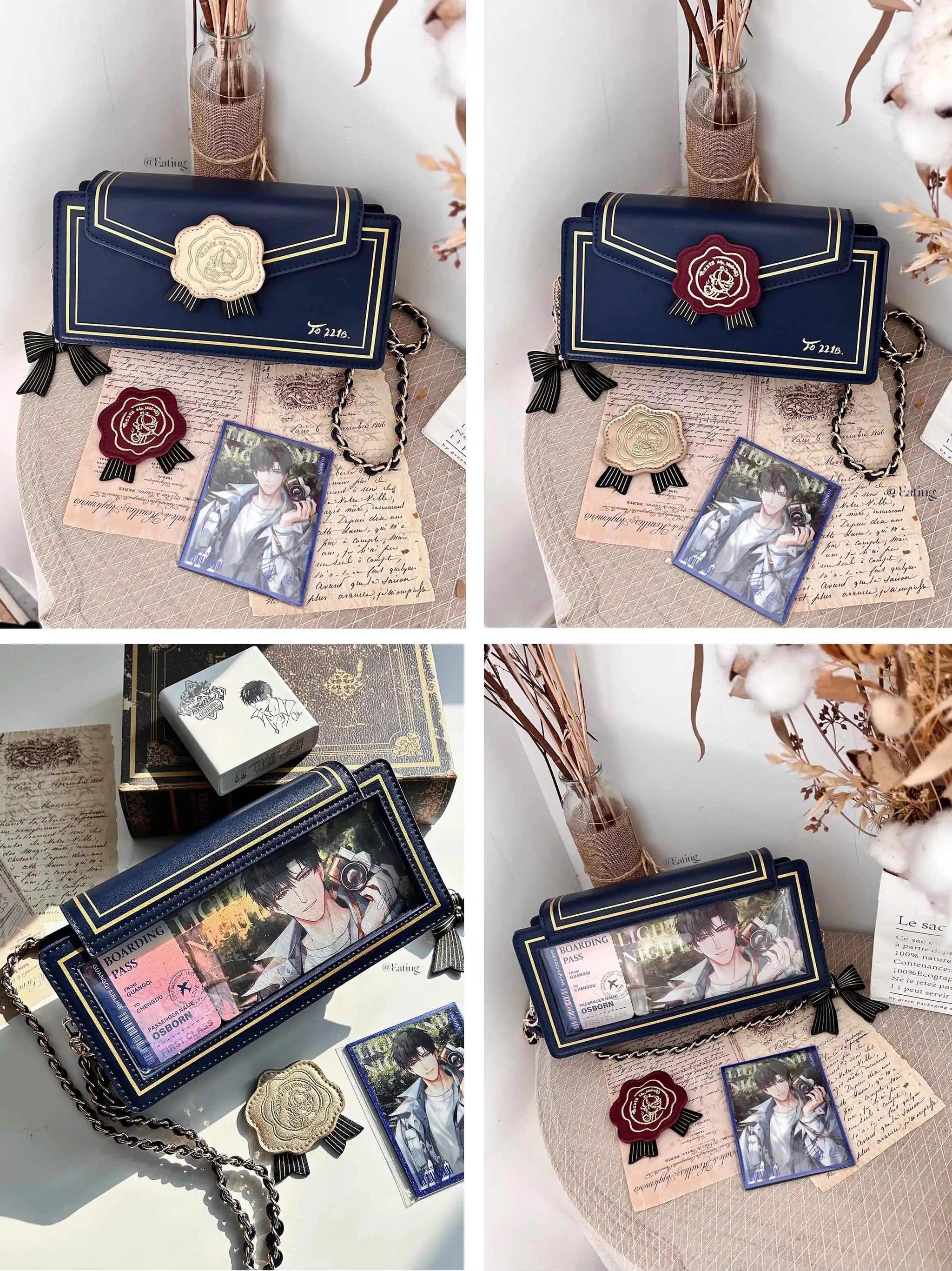 Kawaii Itabag Rose Envelope Shaped Crossbody Chain Itabag – Honey