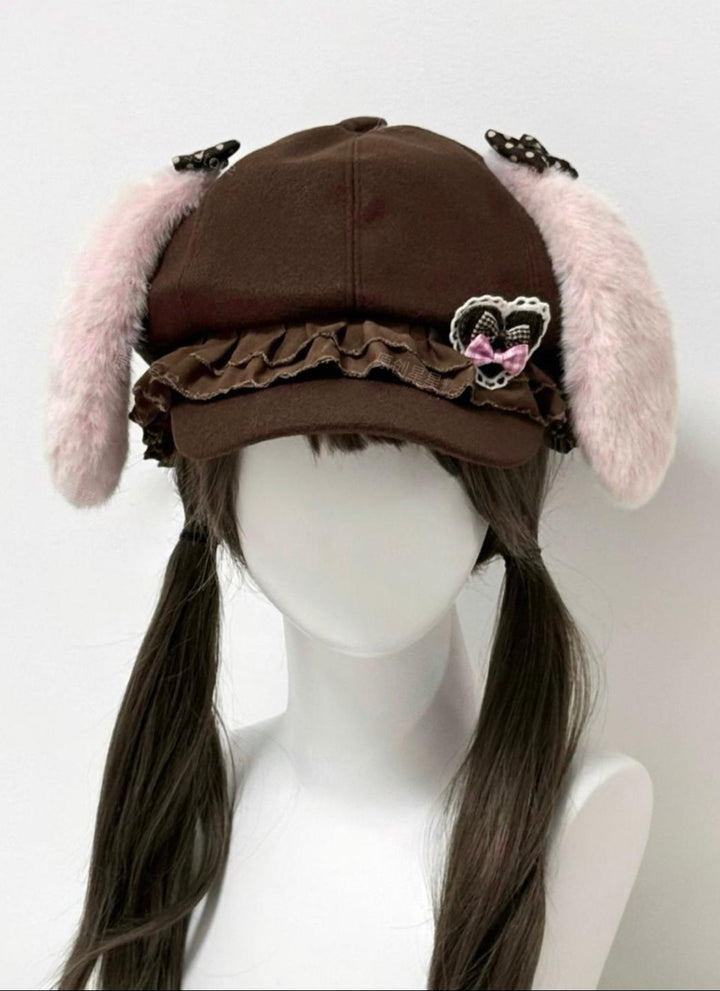 Subculture Newsboy Cap, Detachable Bunny Ears 45704:860498