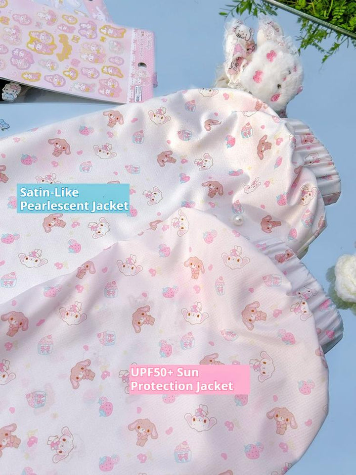 Pink Bunny Kawaii Jacket, UPF50 Sun Protection 42914:787264