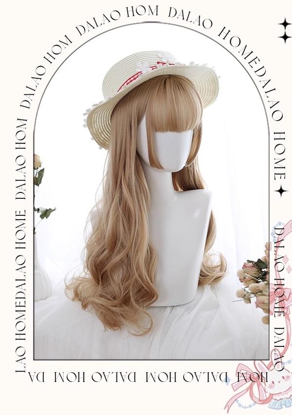 Harajuku Fashion Lolita Long Curly Wig 5Colors 22814:330478 22814:330478