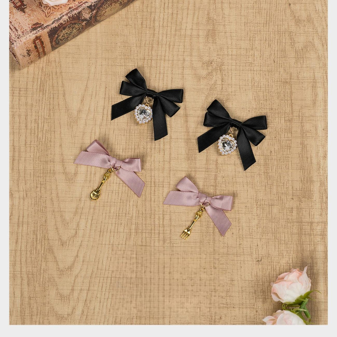 Jirai Kei Hair Clips, Rhinestone Pendant, Cutlery Pendant 44682:829987