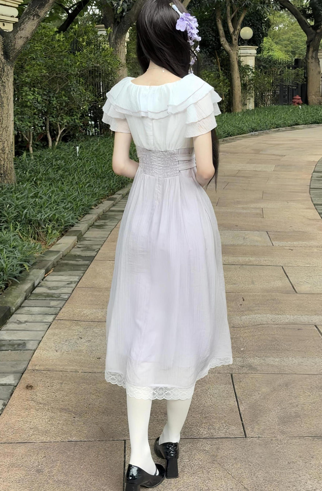 Summer Seiso Kei Dress, Cross Strap Neckline 44975:832003