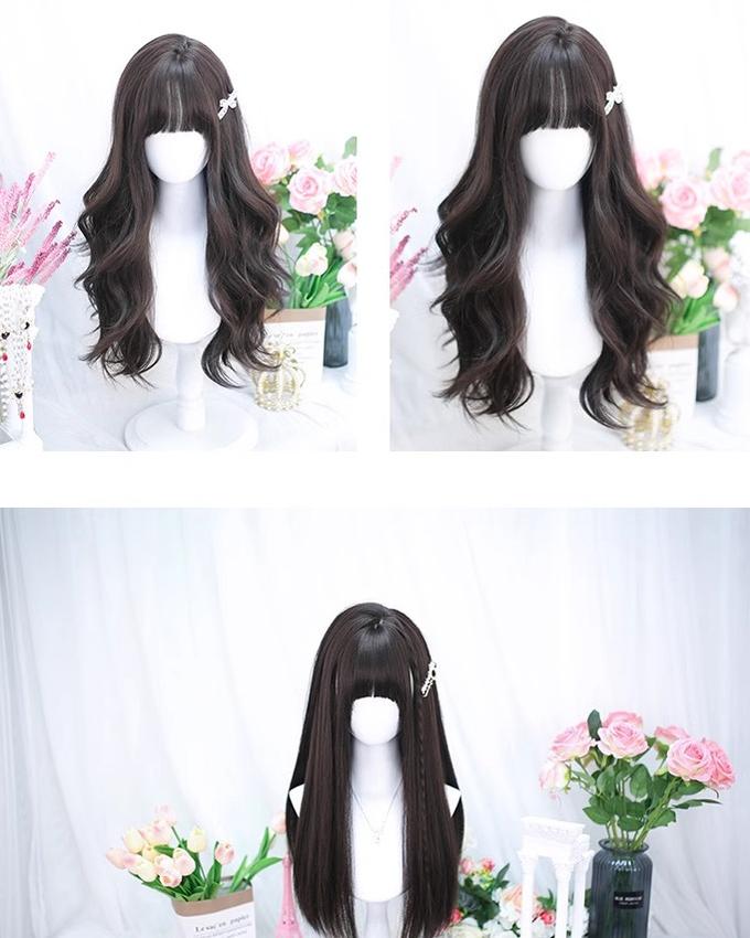 Lolita Wig Natural Long Curly Hair Gentle Straight Hair 35932:507532 35932:507532