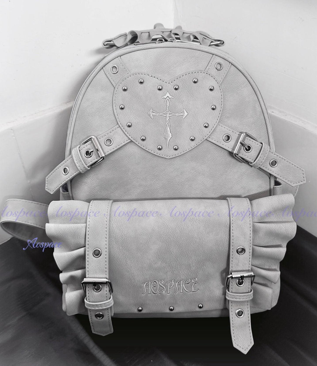 Subculture Punk Backpack Bag, Adjustable Shoulder Straps 44769:830443