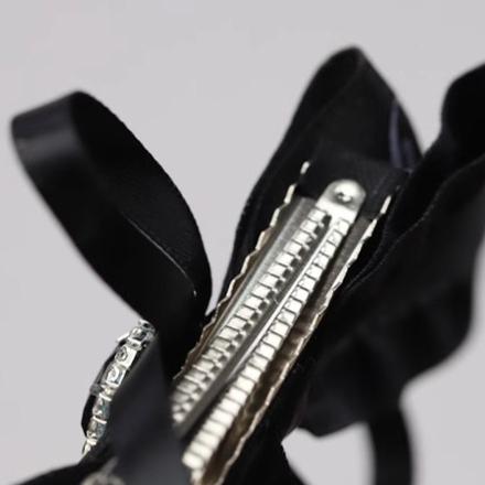 Jirai Kei Bow Brooch Black Japanese Hair Clips 22522:334860