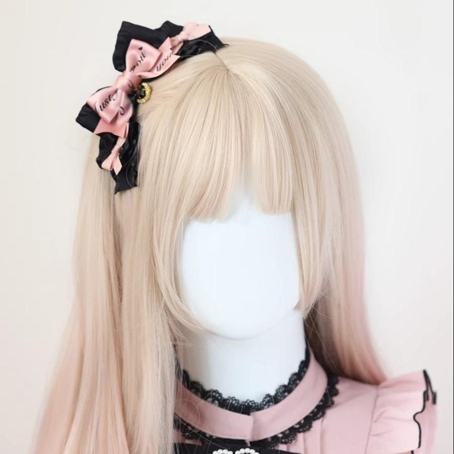 Handmade Japanese Black Bow Hair Clip Sweet Cool Hair Clip 22520:370374 22520:370374