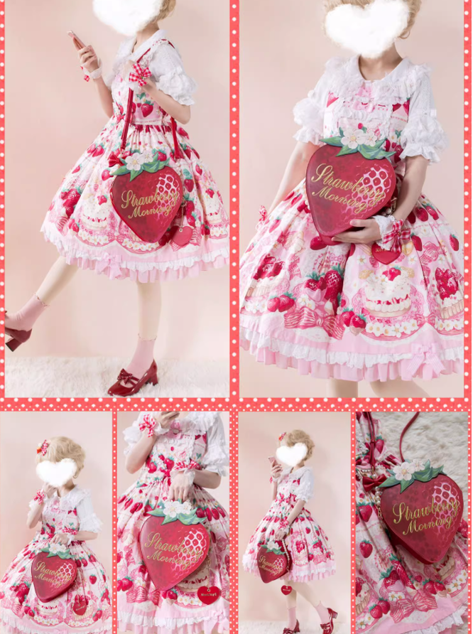 Sweet Lolita Bag Strawberry Handbag Crossbody Shoulder Bag 41814:722420