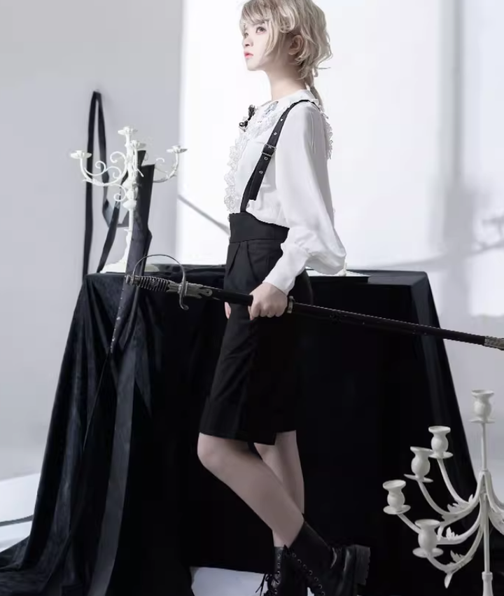 Ouji Lolita Blouse Prince Series Shirt And Suspender Pants 39362:629020