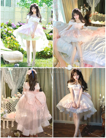 Lolita Dress Corset Dress Princess Vibe Dress Macaron Dress 36382:541738