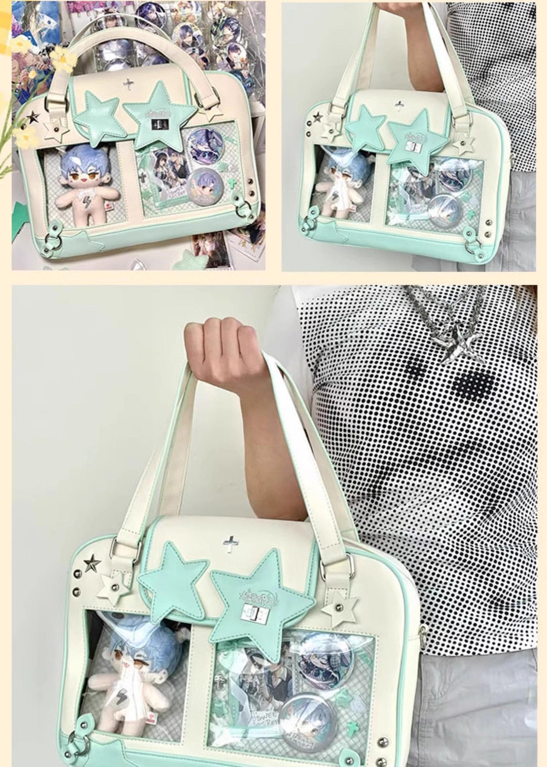 Kawaii Itabag Dual-use Doll Bag Crossbody Bag 41752:718938