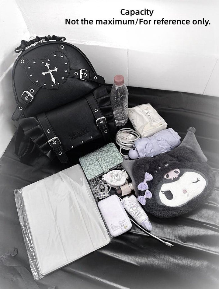 Subculture Punk Backpack Bag, Adjustable Shoulder Straps 44769:830433