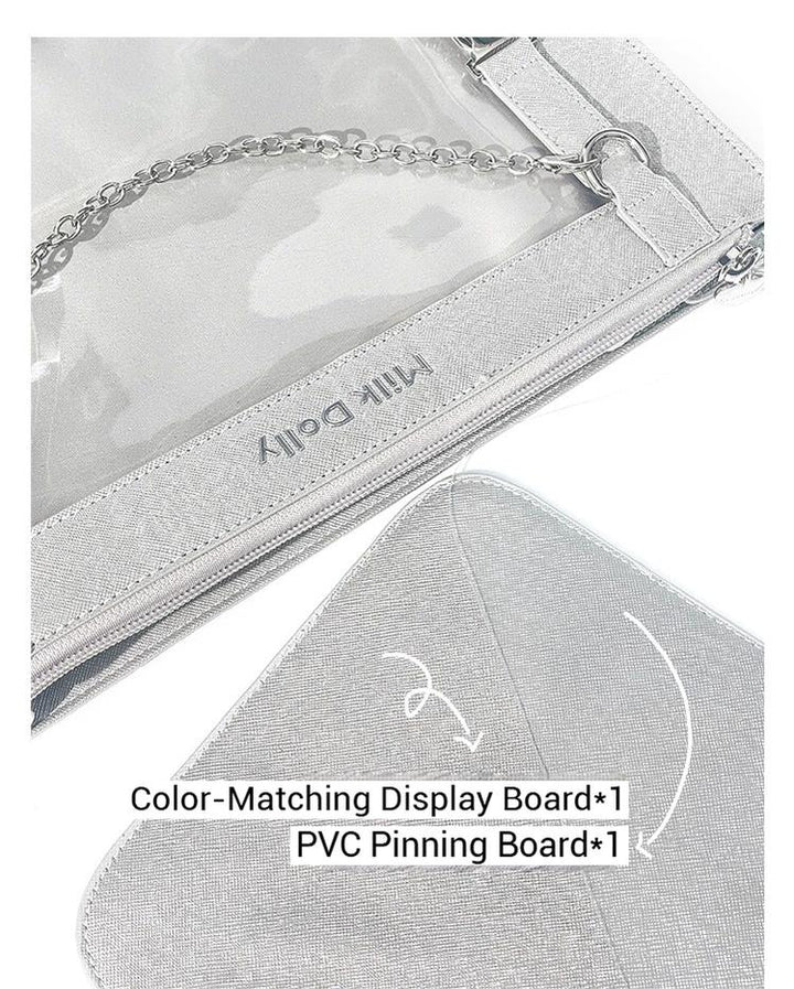 Square Crossbody Itabag, Detachable Chain 43234:779490