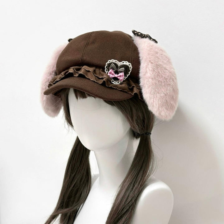 Subculture Newsboy Cap, Detachable Bunny Ears 45704:860493