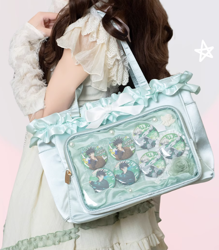 Lolita Fashion Itabag Satin Tote Bag Large Capacity Handbag 41750:734635