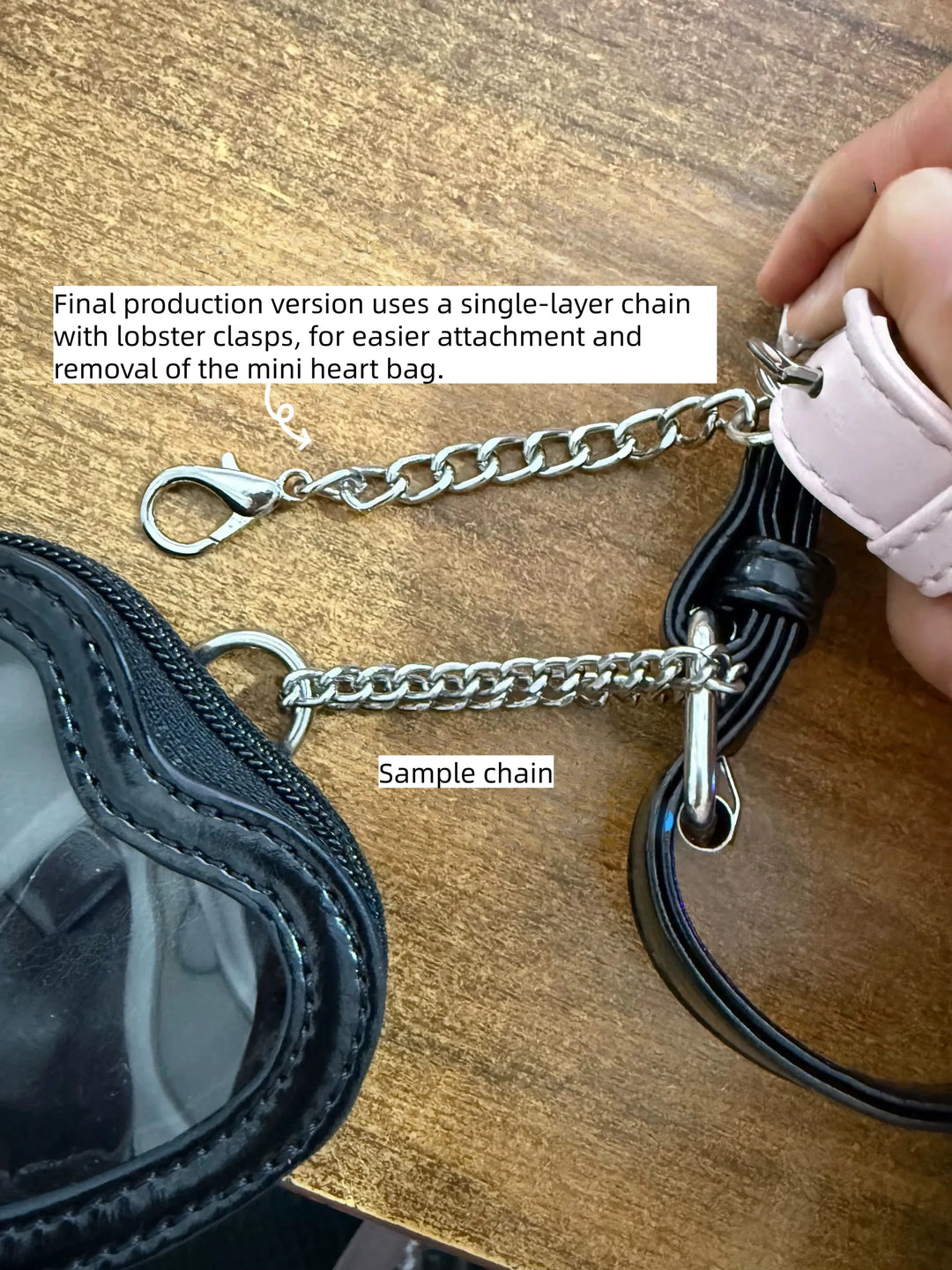 Jirai Kei Handle Crossbody Bag, Adjustable Bag Strap 45110:839440