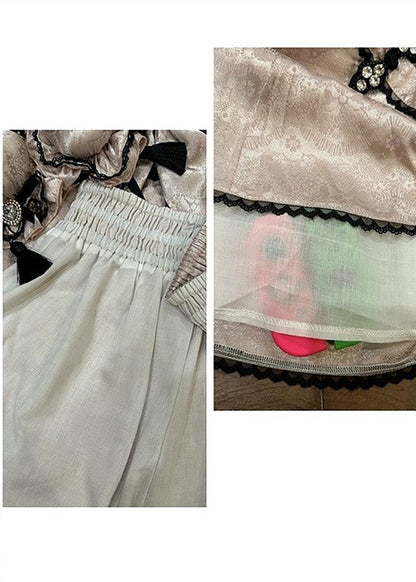 Jirai Kei Dress Short Sleeve Dress Shorts Set Chinese Style 34130:481814