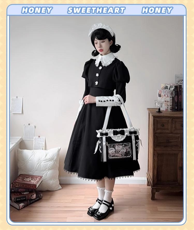ACG Culture Satin Ita Bag Handle Bag With Removable Ribbon 43101:768410