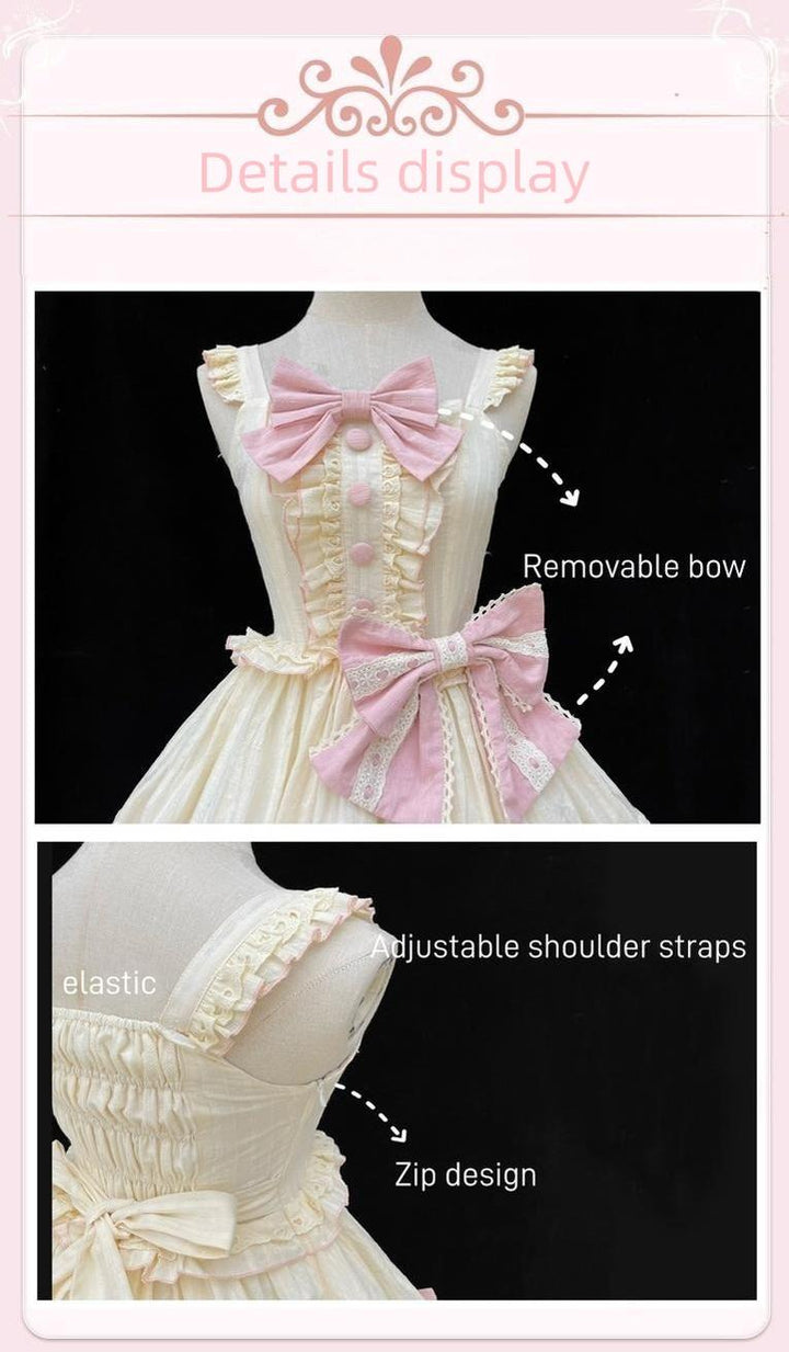 Sweet Lolita Dress Doll Lolita Dress Peter Pan Collar Cotton Dress 37290:567188 37290:567188