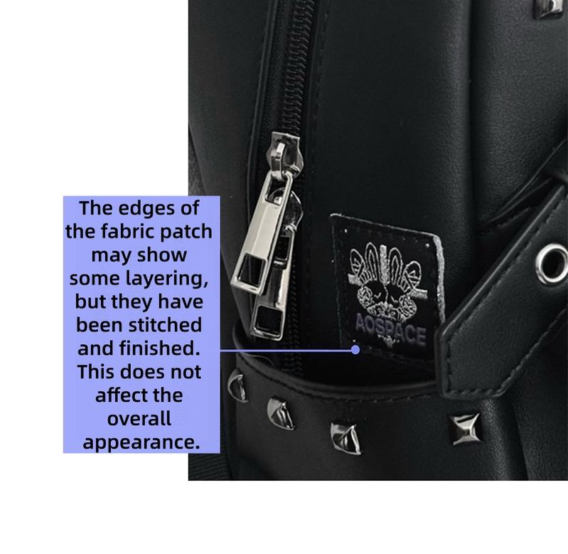 Subculture Black Backpack, Large Capacity 44670:818638