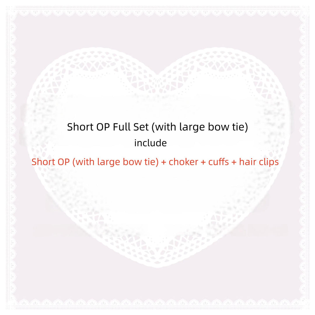 Ryousangata Dress Set, Bunny and Strawberry Dessert Prints (2XL 3XL L M S XL) 44783:836688