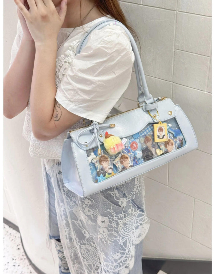 Vintage Baguette Itabag, Detachable Crossbody Shoulder Strap 45413:848877