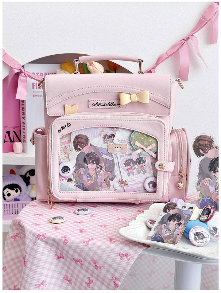 Kawaii Ita Bag with Crossbody Strap, Clear Window 45414:846809