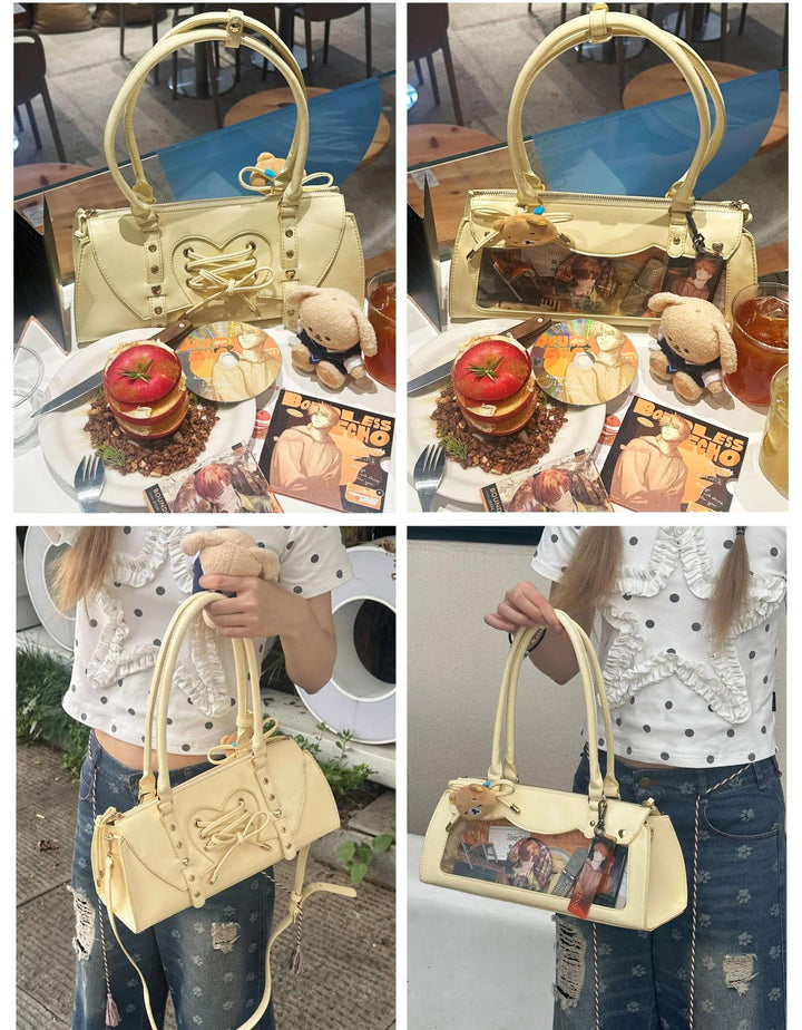 Vintage Baguette Itabag, Detachable Crossbody Shoulder Strap 45413:848881