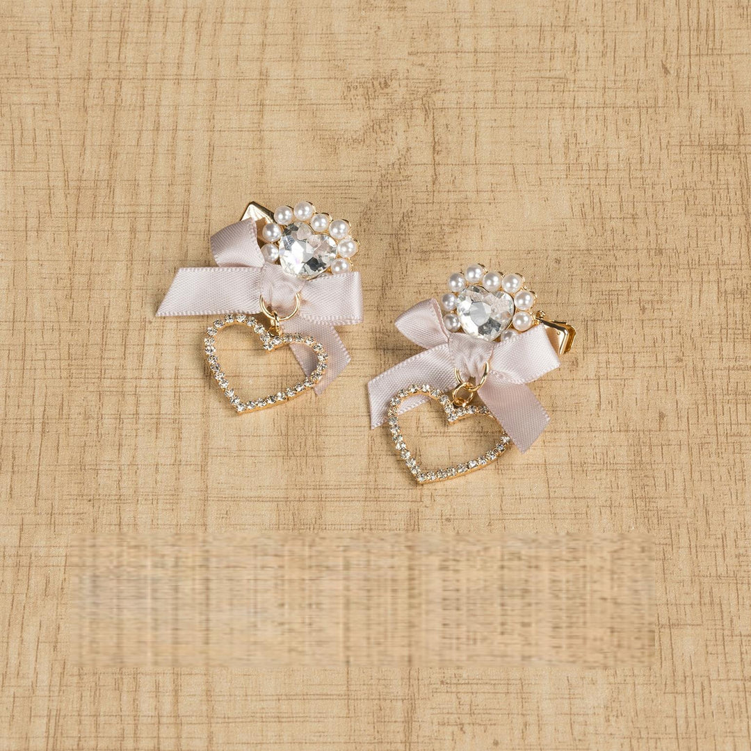 Jirai Kei Mini Hair Clips, Bow and Pompom Styles 44464:816508