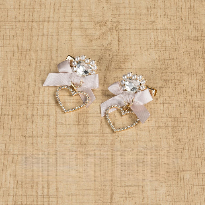 Jirai Kei Mini Hair Clips, Bow and Pompom Styles 44464:816508