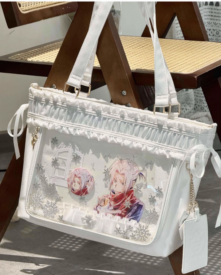 Lolita Itabag Ribbon Itabag Large Capacity Handbag Crossbody Bag 41754:719234