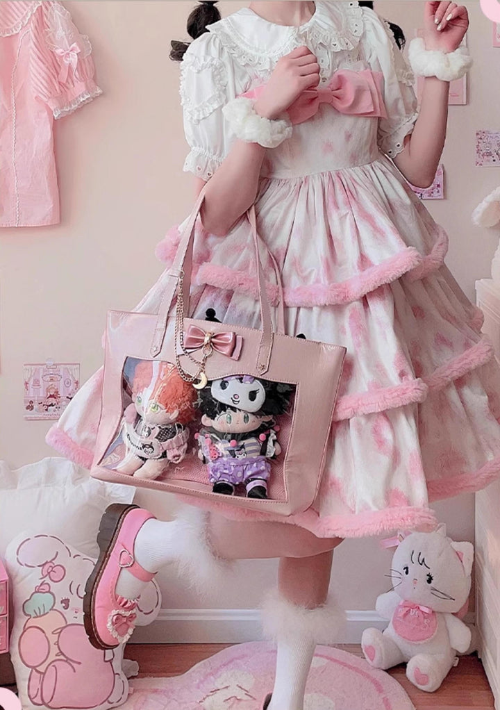 Kawaii Ita Bag Large Capacity Star Moon Shoulder Bag 40128:655432