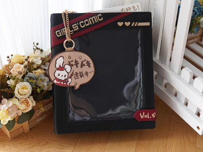 Kawaii Itabag Cute Crossbody Bag Embroidery Backpack 37258:556360