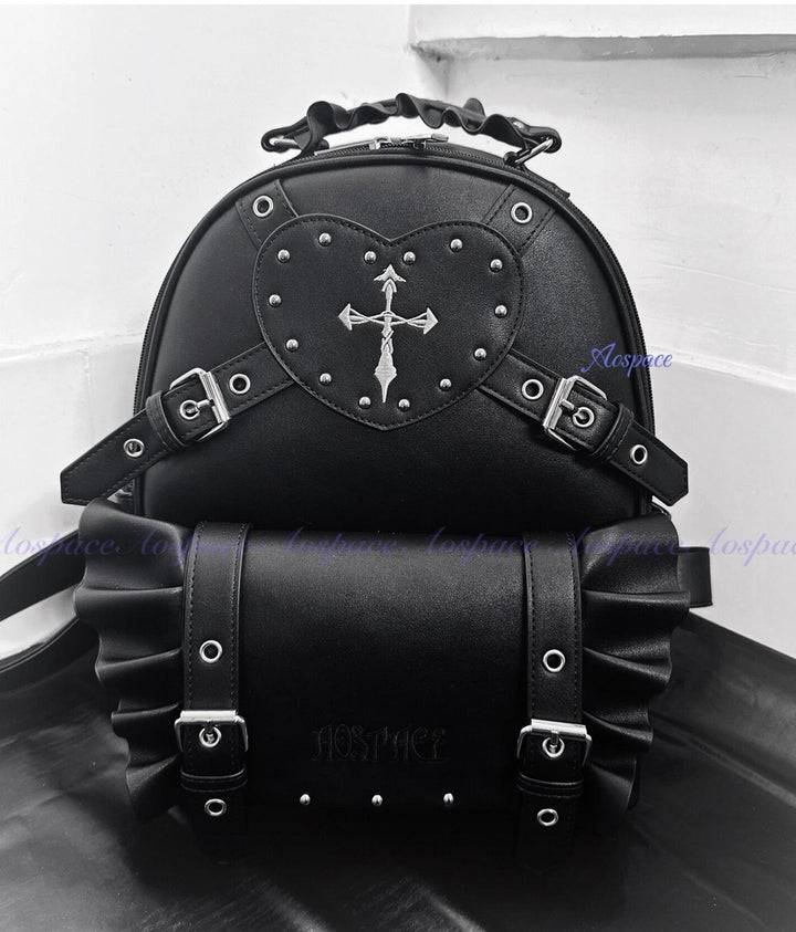 Subculture Punk Backpack Bag, Adjustable Shoulder Straps 44769:830441