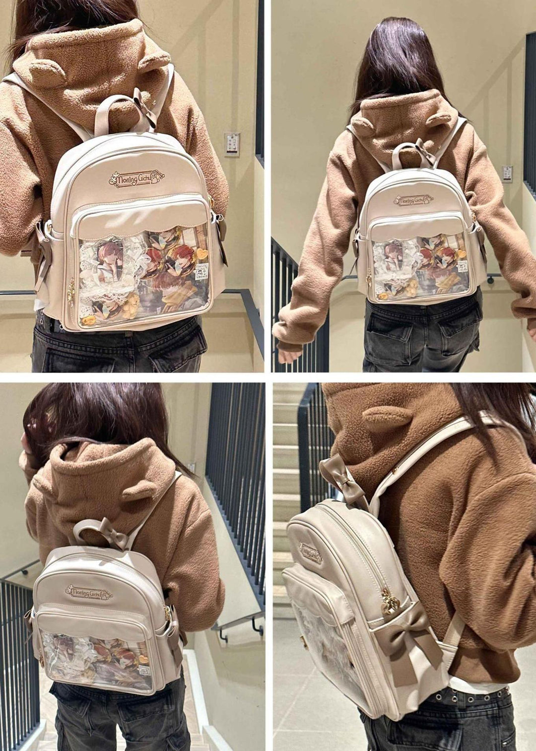 Kawaii Itabag Cute Large Capacity Backpack 33786:485678 33786:485678