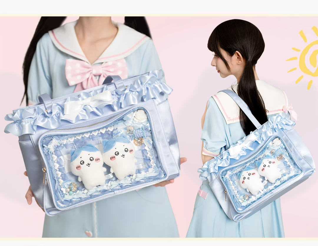 Lolita Fashion Itabag Satin Tote Bag Large Capacity Handbag 41750:734638