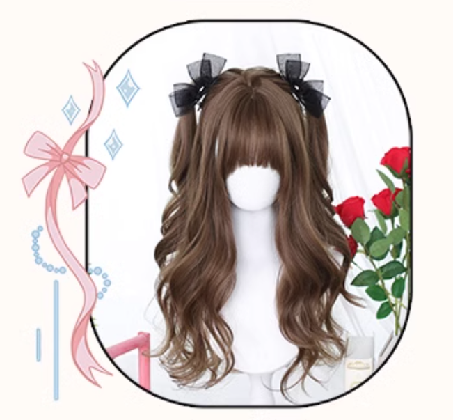 Lolita Wig Jirai Kei Long Wig JK Daily Curly Wig 35612:496176 35612:496176