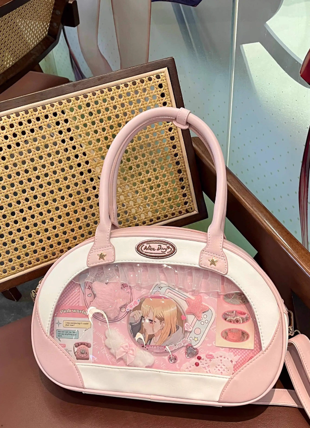 Adorable Itabag Dog Frisbee Crossbody Bag Embroidered Bag 38892:642414