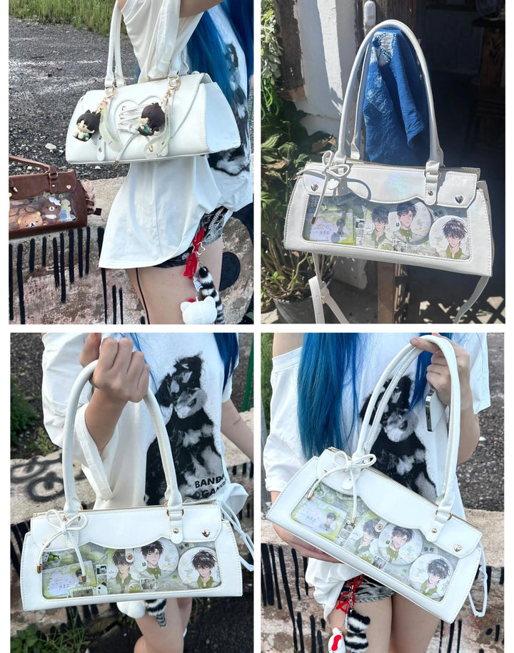Vintage Baguette Itabag, Detachable Crossbody Shoulder Strap 45413:848878