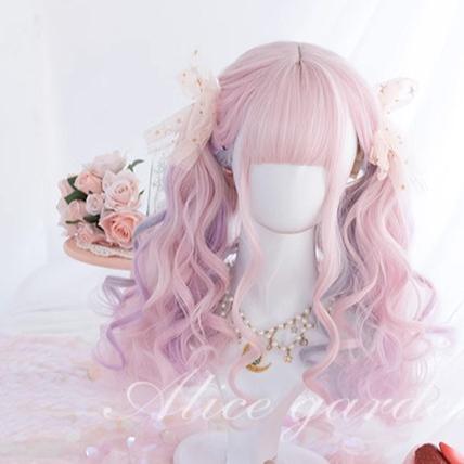 Lolita Wig Fairy Kei Wig Rainbow Wig Pink Wig 31726:497122 31726:497122