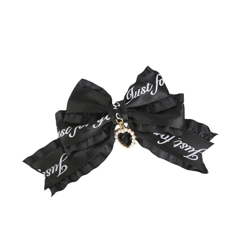 Jirai Kei Hairpins Bow Rhinestone Hair Clips Multicolor 22534:322456