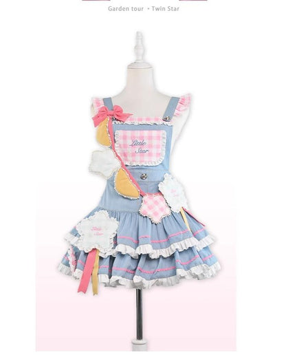 Sweet Lolita Dress Salopette Overall Skirt 37002:544294