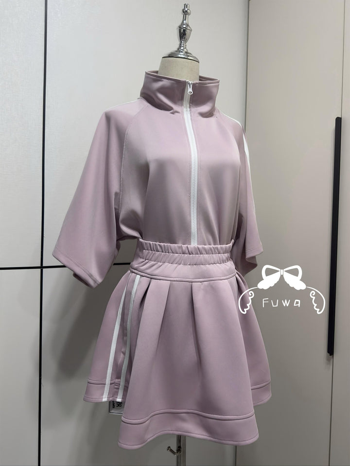 Pink Jersey Jacket Outfit, Shorts & Pants Available 44849:825401