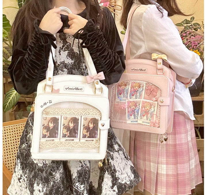 Kawaii Itbag Plaid Girl Large Capacity Handbag 33788:486030