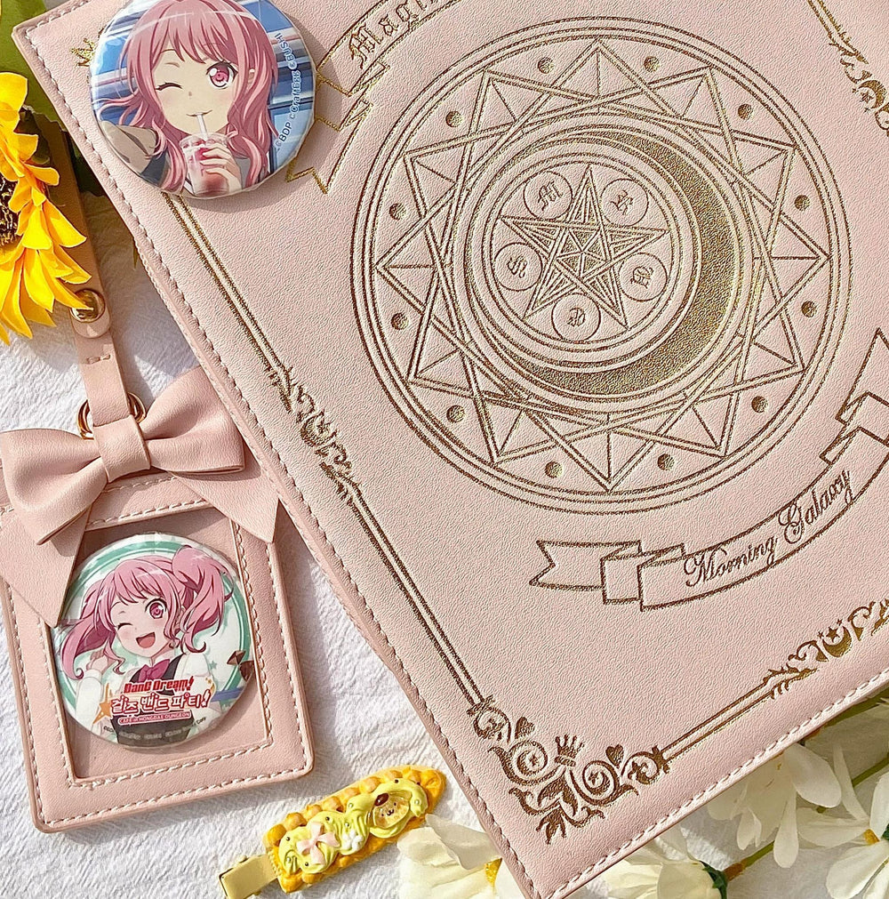 Multicolor Kawaii PU Card Case, Bow Accent 45592:853875