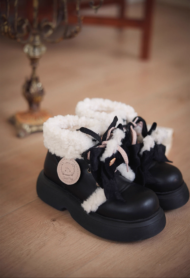 Kawaii Shoes Animal Ears Short Snow Boots 33770:447756 33770:447756