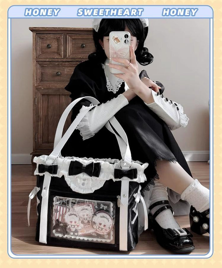 ACG Culture Satin Ita Bag Handle Bag With Removable Ribbon 43101:768427